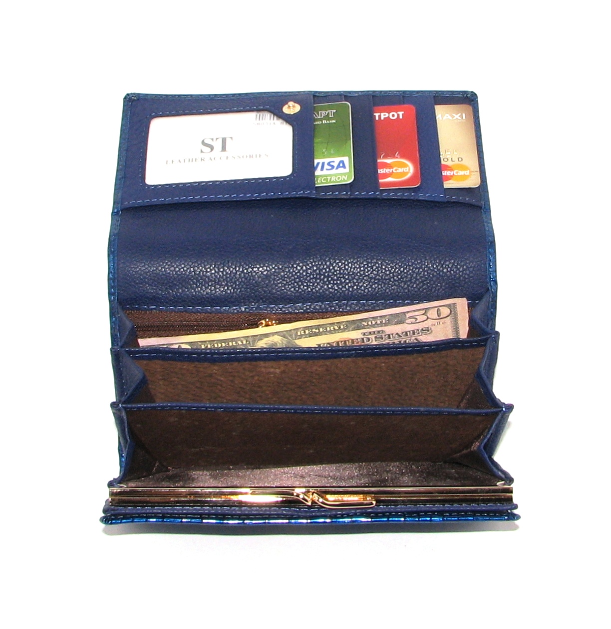 Кошелек женский ST S8001A Blue Кошелек женский ST S8001A Blue
